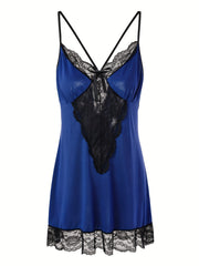 3 Pack Sexy Nightdress Set - Lace Racer Back Cami