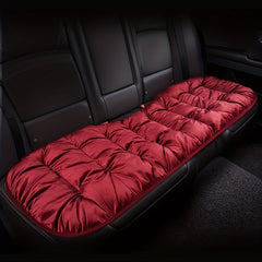 Winter Warm Cotton Flocking Car Seat Cushion Thickened Plush Single Piece