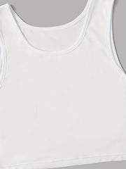 4 Pack Y2K Sleeveless Crop Tank Tops for Summer