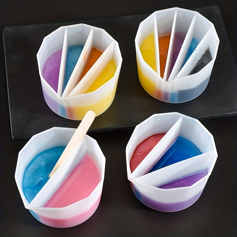 Silicone Pouring Split Cup Measuring Cup for Resin Tools