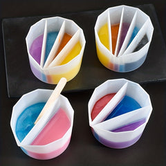 Silicone Pouring Split Cup Measuring Cup for Resin Tools