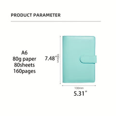 A6 Girl Heart Notebook Minimalist College Diary