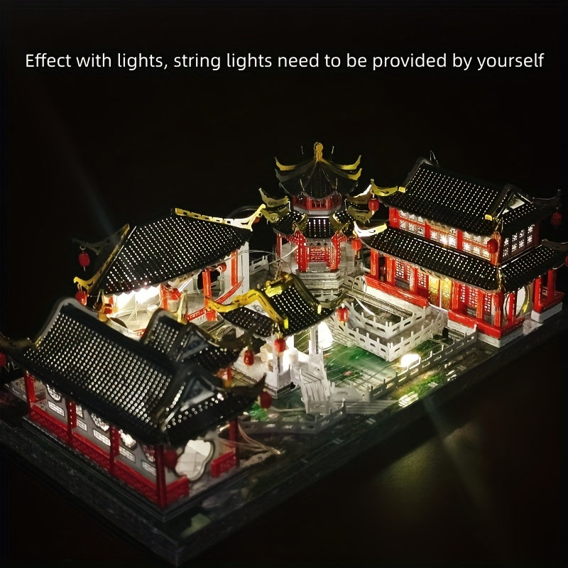 3D Metal Puzzle SuZhou Gardens 220Pcs Jigsaw Toys For Children Adult
