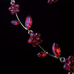 Red Bridal Jewelry Set for Weddings & Performances