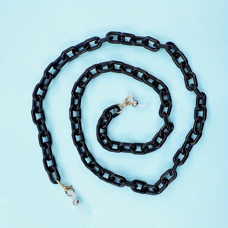 Men's Running Glasses Chain Anti-drop Temple Strap Adjustable Non-slip