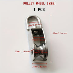Wire Rope Pulley U-shaped M25 Load Bearing 1