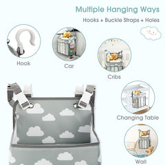 Multifunctional Hanging Bag for Stroller Organization