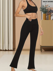 Women's High Waist Flared Yoga Pants