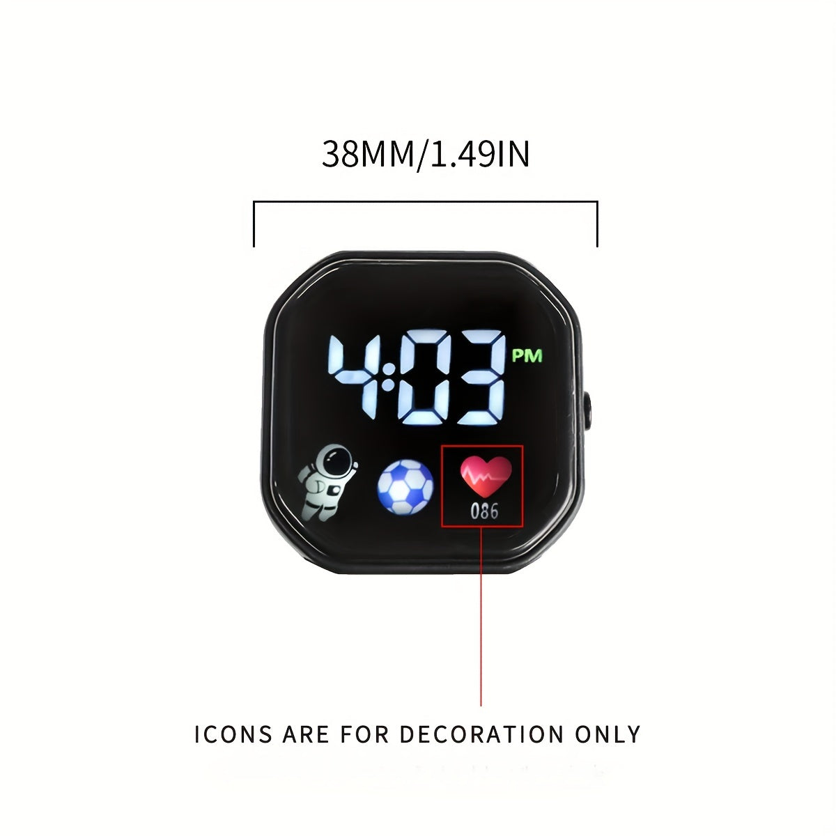 Astronaut LED Screen Electronic Watch for Kids - Gift Accessories