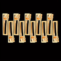 Acrylic Resin Hair Clips for Women Girls Crocodile Clips Set of 10