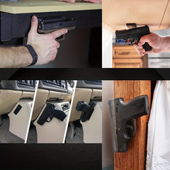 Rubber Coated Gun Magnet Holder for Pistols Rifles Shotguns