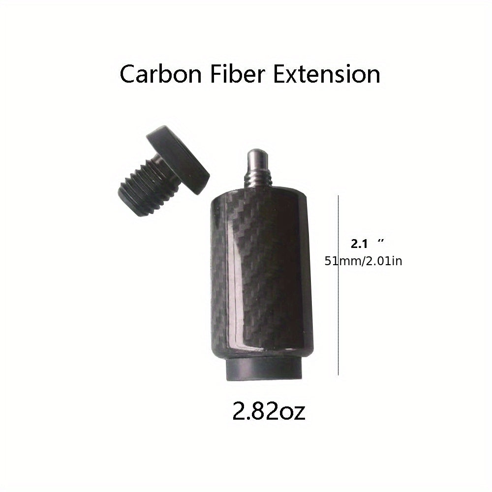 Carbon Fiber Extension Cue for 51mm & 180mm Pool Cues