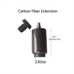 Carbon Fiber Extension Cue for 51mm & 180mm Pool Cues