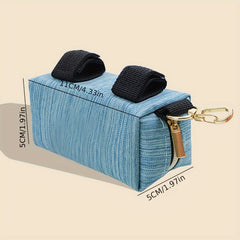 Dog Poop Bag Dispenser with Metal Buckle - Easy Waste Bag Dispensing