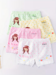 6pcs Safety Leggings Pants For Girls Elastic Waist Underwear