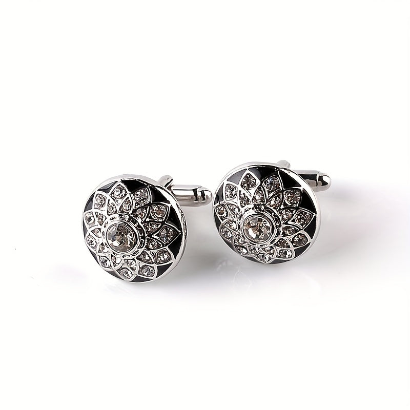 Zircon Business Cufflinks for Men