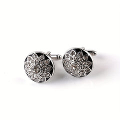 Zircon Business Cufflinks for Men