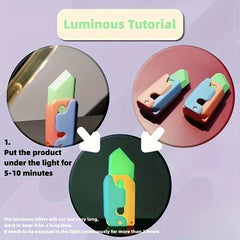 Luminous Carrot Toy Gravity Stress Relief Gift Cosplay Props