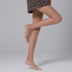 High Waist Footed Semi sheer Pantyhose Women's Stockings 1 Pair