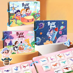 Colorful Interactive Busy Book for Kids 3+