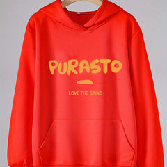 Girls PURASTO Print Hoodies Comfy Hooded Pullover With Pocket