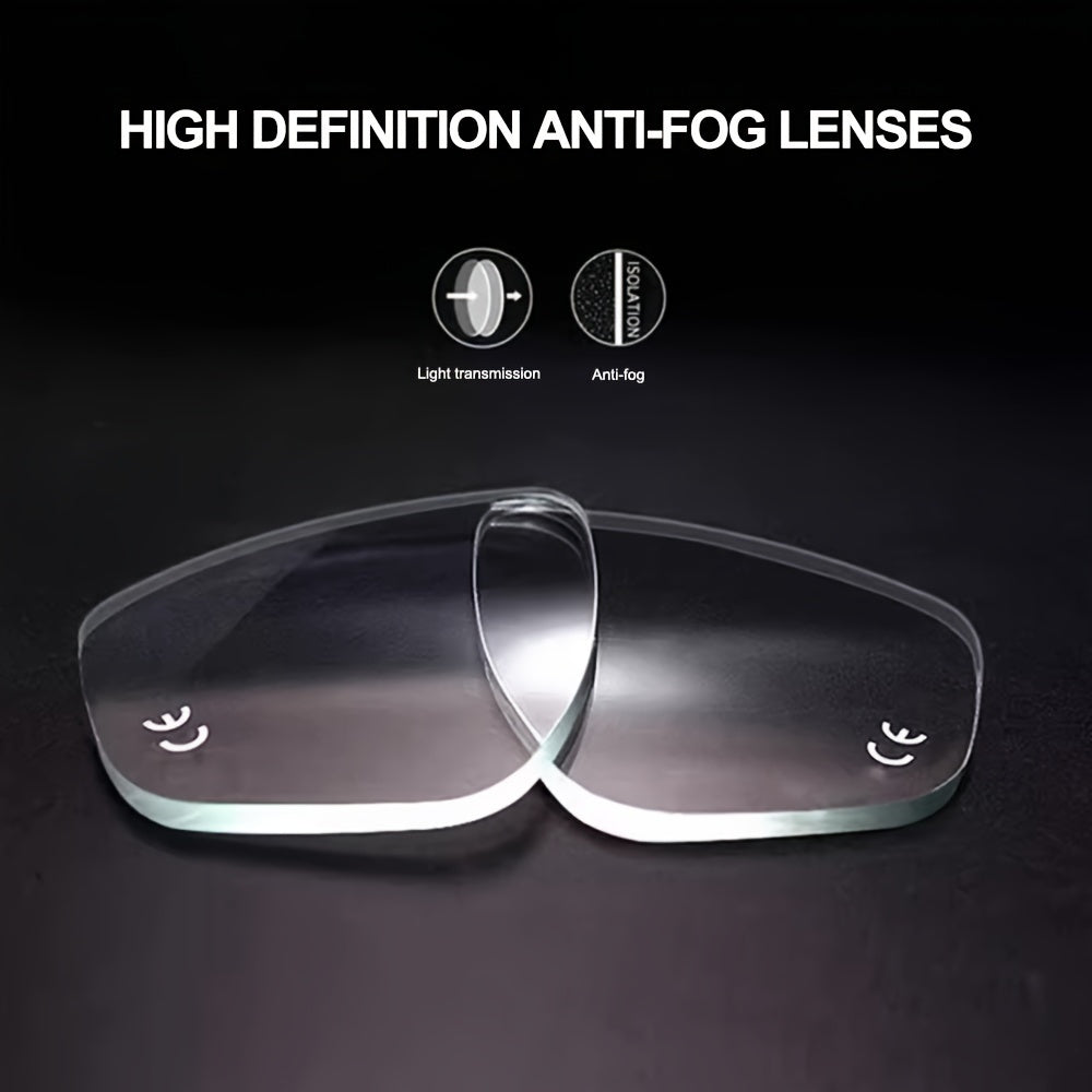 Dry Breathing Tube & Diving Goggles Set - High Definition Glass Lenses