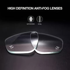 Dry Breathing Tube & Diving Goggles Set - High Definition Glass Lenses