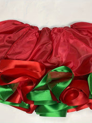 Girls Sweet Splicing Tutu Skirt For Dance Performance