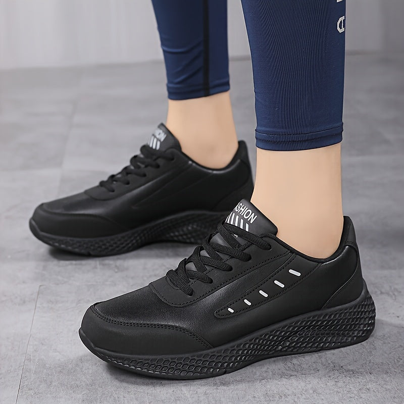 Women's Lightweight Lace-up Running Shoes Non-slip Sneakers