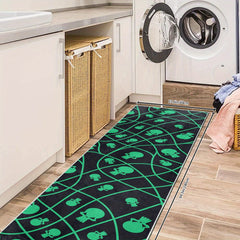 2'X10' Extra Long Skull Runner Rugs Laundry Room Rug Oriental Hallway Rug Runner