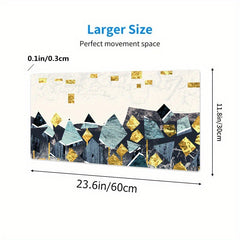 Golden Tree Gaming Mouse Pad, Non-Slip Rubber Base, Waterproof