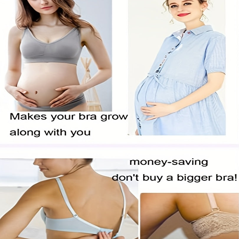 3pcs Bra Extension Buckles 5 Hook Strap Extenders Women's Lingerie Accessories