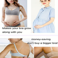 3pcs Bra Extension Buckles 5 Hook Strap Extenders Women's Lingerie Accessories