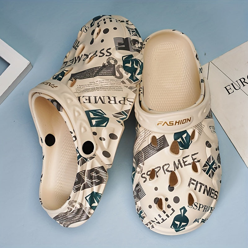 Men's Durable Anti-Skid Clogs Sandals for Outdoor Spring/Summer