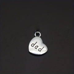 1pc DIY Retro Alloy Jewelry With Letter Pendant For Men