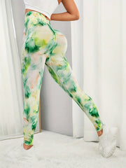 Tie Dye Seamless High Waist Yoga Pants