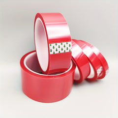 Red Polyester High Temp Masking Tape 5-50mm 108ft Heat Resistant No Residue