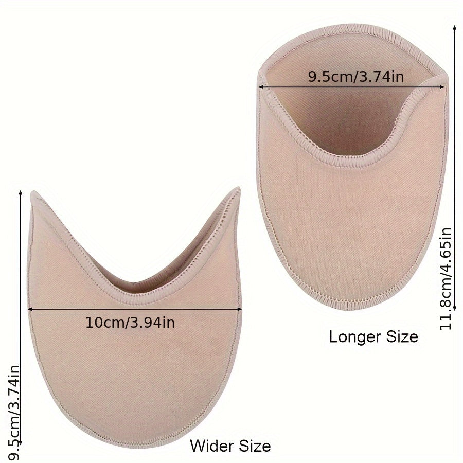 2pcs Toe Pouches Pad Ballet Dance Shoe Socks Toe Cover Protector