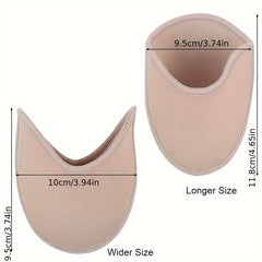 2pcs Toe Pouches Pad Ballet Dance Shoe Socks Toe Cover Protector