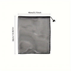 Durable Nylon Mesh Drawstring Laundry Bag for Outdoor Toy Storage