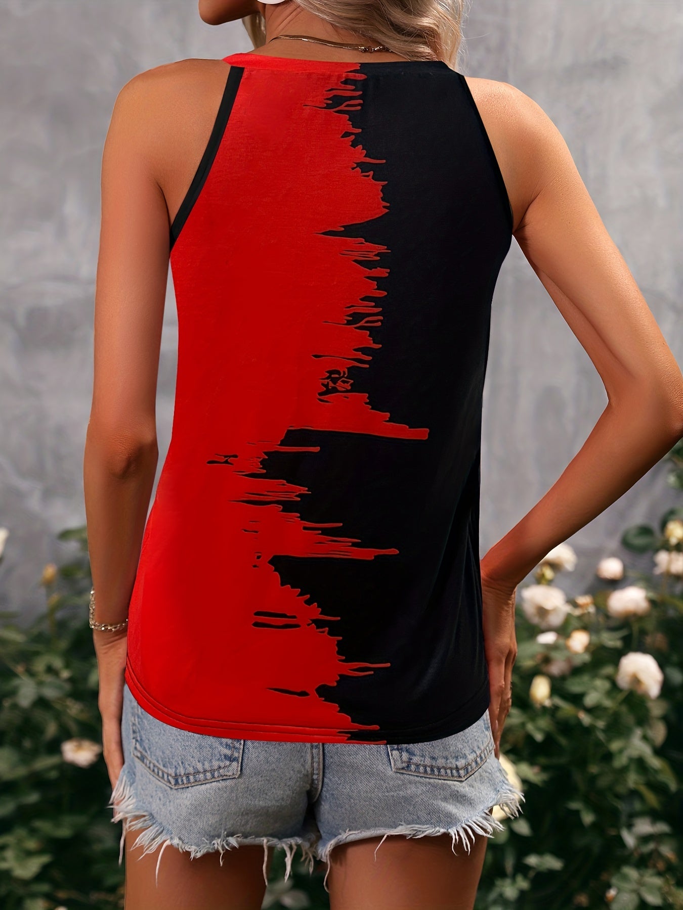 Summer V Neck Tank Top for Women