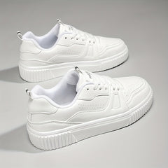 Women's Solid Versatile Skate Shoes Lightweight Low Top Outdoor Sport Shoes