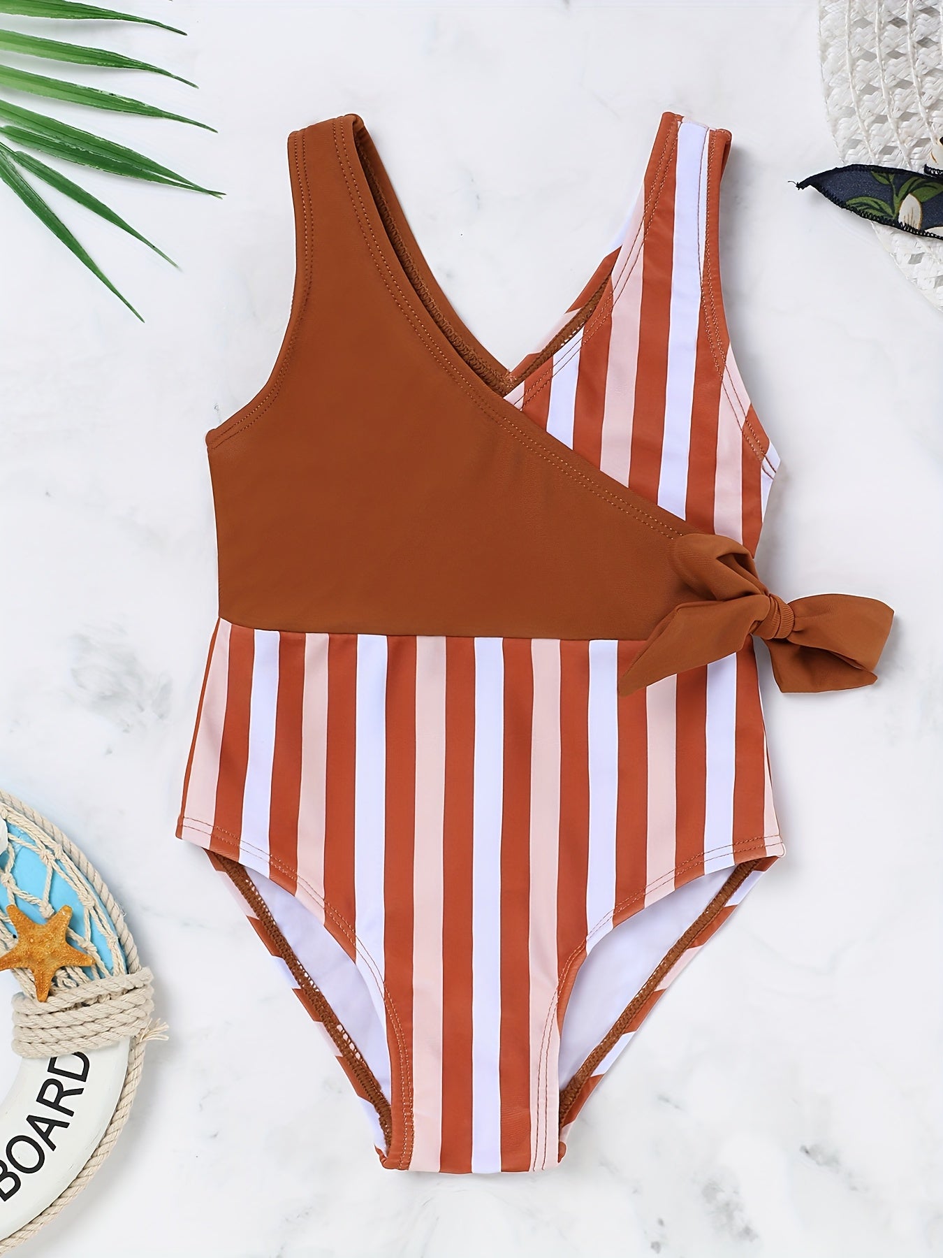Baby Girls Bowknot Swimsuit for Summer