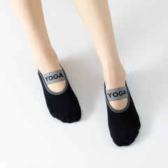 Women's Dew Instep Wide Elastic Band Monogrammed Yoga Socks