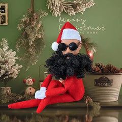 Christmas Elf Doll Ornament Festive Stoop Christmas Tree Decoration