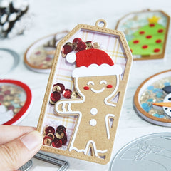 Christmas Metal Cutting Dies Set DIY Scrapbooking Supplies For Shaker Cards