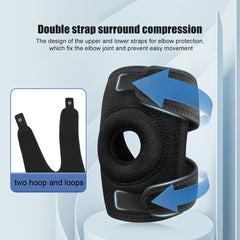 Adjustable Sports Elbow Pads Joint Sleeves for Basketball Tennis Mountaineering
