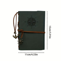 Vintage Pirate Notebook Travel Journal Loose leaf Notepad