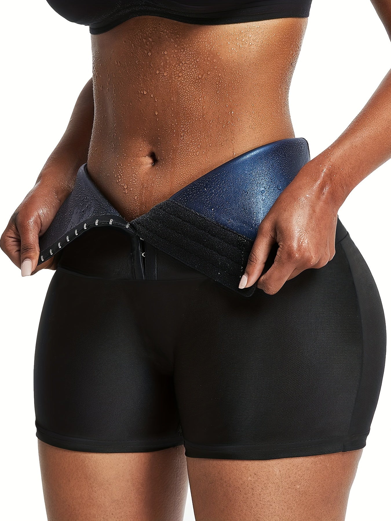Slimming Neoprene High Waist Shorts - Sweat Sauna Effect
