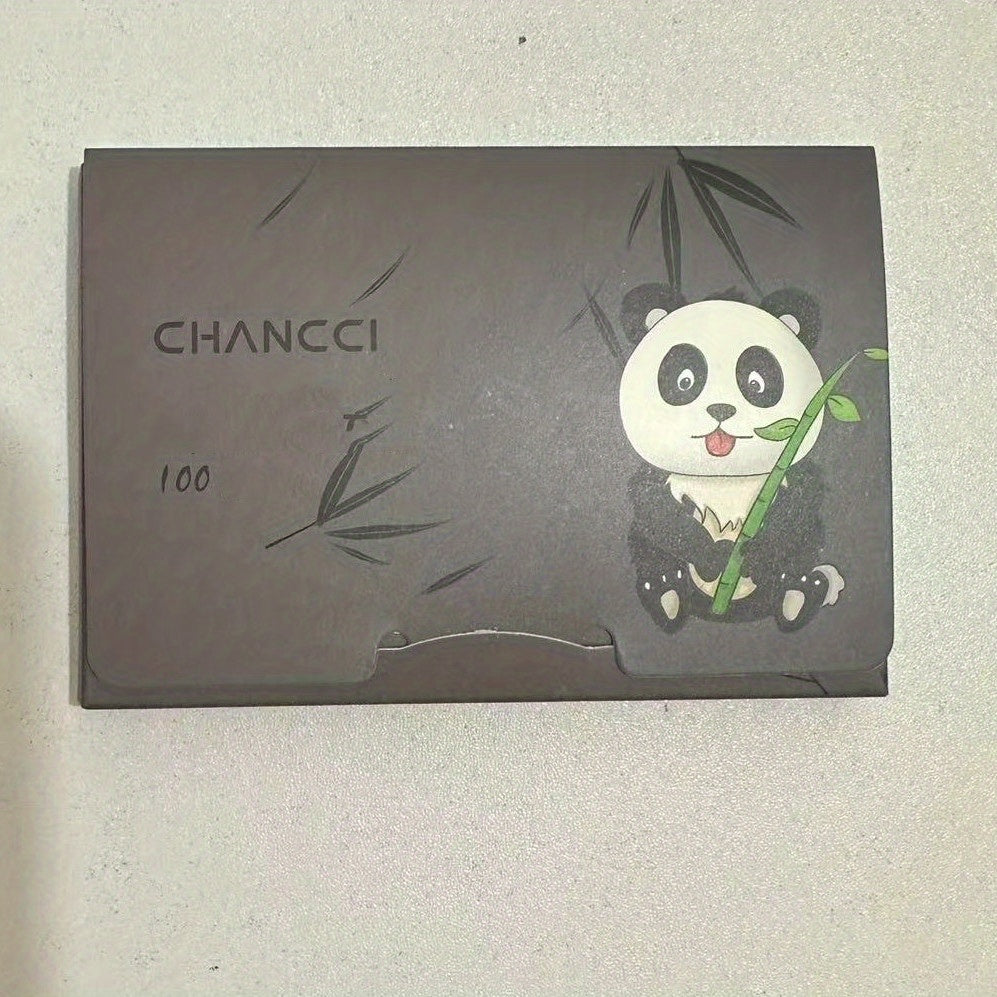 100 Pcs Anime Style Face Blotting Paper Facial Control Absorbing Wipes